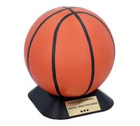 Urna in acciaio inox a forma di pallone da basket