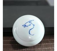Urna in ceramica per animali domestici, Mini urna in ceramica con disegno dello zodiaco cinese for il ricordo delle ceneri umane(Drangon)
