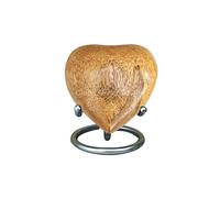Urna In Legno A Forma Di Cuore Per Ceneri Umane Funebri