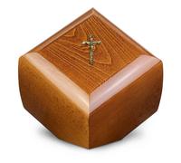 Urna in legno massiccio per le ceneri, urna crematoria decorativa moderna