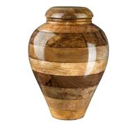 Urna in legno per cremazione e contenitore per sepoltura - Set di urna