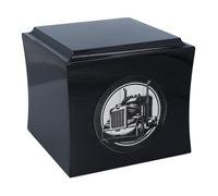 Urna in legno per l'autista, Urna con motivo di camion