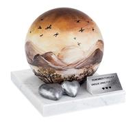 Urna LANDSCAPE, Urna SUNSET, Bellissima urna per la cremazione dipinta a mano