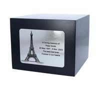 Urna londinese per ceneri umane. Urna con tema Big Ben, urna di cremazione