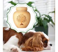 Urna per animali domestici, compatta, decorativa, robusta, in legno, mini,