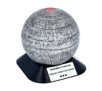 Urna per bambini con cuore rosso come la Morte Nera di Star Wars Urna a tema