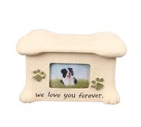 Urna per cani personalizzata con foto - Grande urna bianca per cani in resina con zampe - Incisione, Urna ricordo per borsa per animali domestici - Scatola dei ricordi per Chihuahua & cani di grossa
