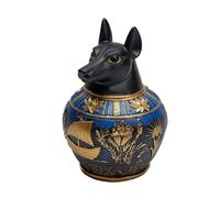 Urna per cremazione per animali domestici, in resina egiziana, urna commemorativa per animali domestici, per commemorare la perdita della casa, onorare il dolore, mensola, scrivania, custodire ricordi