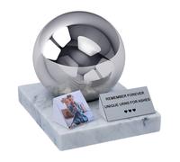 Urna per le ceneri di un bambino con foto, urna in acciaio inox per un bambino