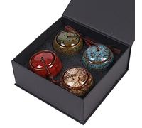 Urna piccola per cenere umana 6 cm, urna fatta a mano - bella piccola urna souvenir - mini urna in ceramica - può contenere circa 70 cm3 ceneri - urna per cenere di gatto