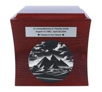 Urna piramidale da Giza Urna per ceneri a tema Urna per cremazione