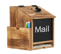 Urna | Scatola per commenti elettorali con lavagna | Organizzatore di suggerimenti per chiesa, scuola, ufficio, ospedale, posto di lavoro, spazio pubblico