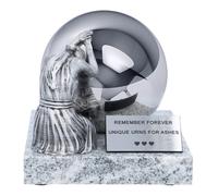 Urna scultorea con madre in lutto - Tributo per un figlio amato GRIDO