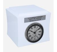 Urna simbolica con orologio Urna commemorativa per la cremazione delle ceneri