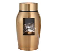 Urne di cremazione per animali domestici, Urna per ceneri per animali domestici, Urna per gatti per ceneri | Urna per ceneri umane in acciaio inossidabile, urne commemorative leggere per cani cucciolo