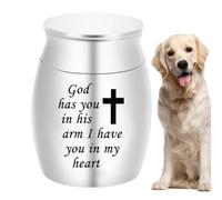 Urne funebri per animali domestici, piccole urne funebri umane, contenitore personale per funerali umani, vaso per ceneri con finitura a venature del legno, 4 mini venature del legno, 4,1 x 3,2 x 3,2