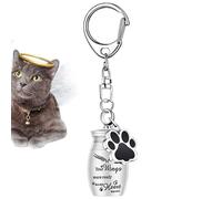 Urne per Cani,Urna Per Ceneri Animali Domestici | Lega di Alluminio con Ciondolo a di Cagnolino Portachiavi Boccetta Portaprofumi Ricordo Commemorativo per Casa Visualizzazione