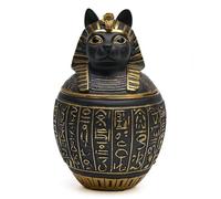 Urne per Ceneri per Cani e Gatti, Urna per Cremazione di Animali Domestici, Figure Mitologiche Dell'antico Egitto, Urna in Resina per Commemorare Gli Animali Domestici Amati,Cats b