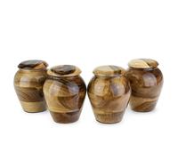 Urne per papà, urne per mamma, set di 2,3,4,5,6 urne, urne per ceneri umane.