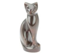 Urns UK Urna funeraria a forma di gatto Stanley, realizzata a mano, in bronzo