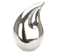 Urns UK - Urna per Ceneri in Ottone Teardrop, 33 cm, in Nichel Tiverton