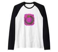 Uroboros Ciclo Eterno Simbolo Serpente Tempo Mistico Maglia con Maniche Raglan