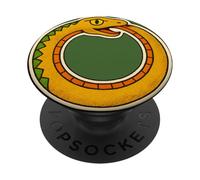 Uroboros Ciclo Eterno Simbolo Serpente Tempo Mistico PopSockets PopGrip Adesivo