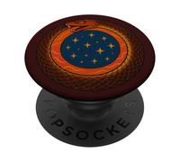 Uroboros Ciclo Eterno Simbolo Serpente Tempo Mistico PopSockets PopGrip Adesivo