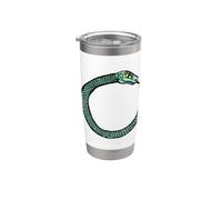 Uroboros Snake Illustrazione Bicchiere termico in acciaio inox doppia parete