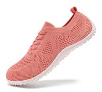 UROMGV Scarpe da donna a piedi nudi e scarpe sportive con suola Zero Drop, scarpe da corsa, casual, traspiranti, morbide, alla moda, Colore: rosa., 39 EU