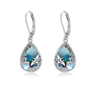 URONE Mantaroche, orecchini in argento sterling 925, mantaroche, oceano, idea regalo per donna, Nessuna pietra preziosa