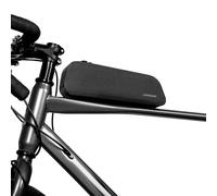 UROUK Borsa per Tubo Superiore per Bicicletta con Cerniera da EVA con Impermeabile,Borsa per Telaio da Bicicletta Para Movimento per Bici da Corsa,Gravel e MTB，Nero