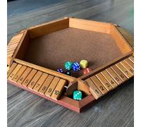 URPIZY 1-6 giocatori: gioco W¨¹rfel?Chiudi la scatola¡° (tavola in legno, gioco da tavolo, matematica, giochi da tavolo)