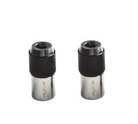 URPIZY 2 pezzi, attacco filettato regolabile 3/8 pollici, adattatore per presa in acciaio per trapano manuale e cricchetto, campo di serraggio 2 - 6 mm, nero/argento