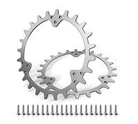 URPIZY 2 Ruote con Punte per Robot Tosaerba in Acciaio per 420/320/430X/435X/440/450X. Dimensione delle Ruote: 255 mm. 18 Viti in Acciaio per garantire più trazione al Robot