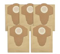 URPIZY 5 sacchi di raccolta sporco da 20 l, compatibili con per Einhell per aspirapolvere a secco BT-VC 1250S per sacchetti filtro di carta