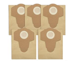 URPIZY 5 sacchi di raccolta sporco da 20 l, compatibili con per Einhell per aspirapolvere a secco BT-VC 1250S per sacchetti filtro di carta