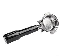 URPIZY 58 Mm Portafiltro espresso in acciaio inox con doppio beccuccio, adatto per gruppi di brodo E61, Rocket R58 e Giotto Evoluzione, 1 pezzo