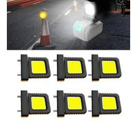 URPIZY 6 lanterne da campeggio LED da 14 W, mini luci da lavoro tascabili, luci di ispezione per batteria da 21 V