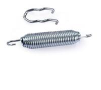 URPIZY 607616 - Molla di serraggio per prato Hustler Dash, FasTrak e numeri di ricambio 122388 e 604291, in metallo, lunghezza 169 mm, diametro filo 3,5 mm