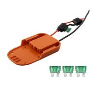 URPIZY Adattatore per batteria da 18 V, per sistema di batteria Ridgid AEG, robusta interfaccia in filo di rame con sicurezza