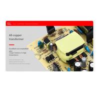 URPIZY Alimentatore switching 100 W LRS-100-24 24 V alimentatore controllato con uscita