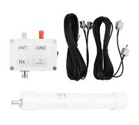 URPIZY Antenna attiva da 10 kHz a 30 MHz Mini antenna a soffietto HF LF VLF VHF per ricezione con cavo portatile