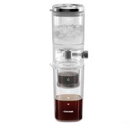 URPIZY Brocca da caffè ad acqua fredda con velocità di gocciolamento uniforme - Macchina da caffè freddo Dripper con materiale PCTG e filtro ad alta densità per l'estrazione a freddo (trasparente)