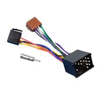 URPIZY Cavo adattatore stereo radio auto per connettore ISO compatibile con BMW E36/E46/E39/Serie 3/5/7/8/X5/Z3/Z8 e MINI 2000-2006, con connettore antenna, facile da montare