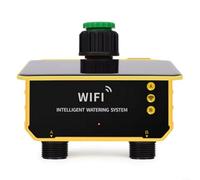 URPIZY Centralina Irrigazione Intelligente - Timer Automatico con Giornaliero/Settimanale Programmi, Sensore Pioggia e Modalità Manuale | Smart per Prati e Giardini (2 Vie)