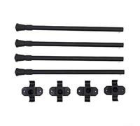 URPIZY Compas & GPS per campeggio all'aperto, altezza regolabile da 14,3 cm a 22 cm, pieghevole, compatibile con tubi da 14 mm e 16 mm, 1 pezzo (tipo di intubazione)