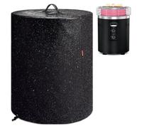 URPIZY Custodia impermeabile e antivento per riscaldatori esterni e bruciatori da forno 600D con cinghie di fissaggio regolabili per diverse misure, protegge da pioggia, vento e raggi UV