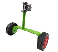 URPIZY Decespugliatore regolabile, 26 mm/28 mm di diametro dell'albero, robuste ruote in nylon per il sollievo durante le erbacce, per prato, per uomo e giardinaggio, colore: nero