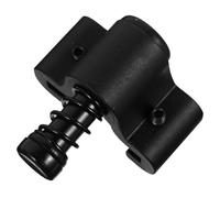 URPIZY Fermaporta regolabile in alluminio, chiusura silenziosa e delicata con design a molla, impedisce l'oscillazione della porta e la collisione, facile da montare senza forare, incluso fondo